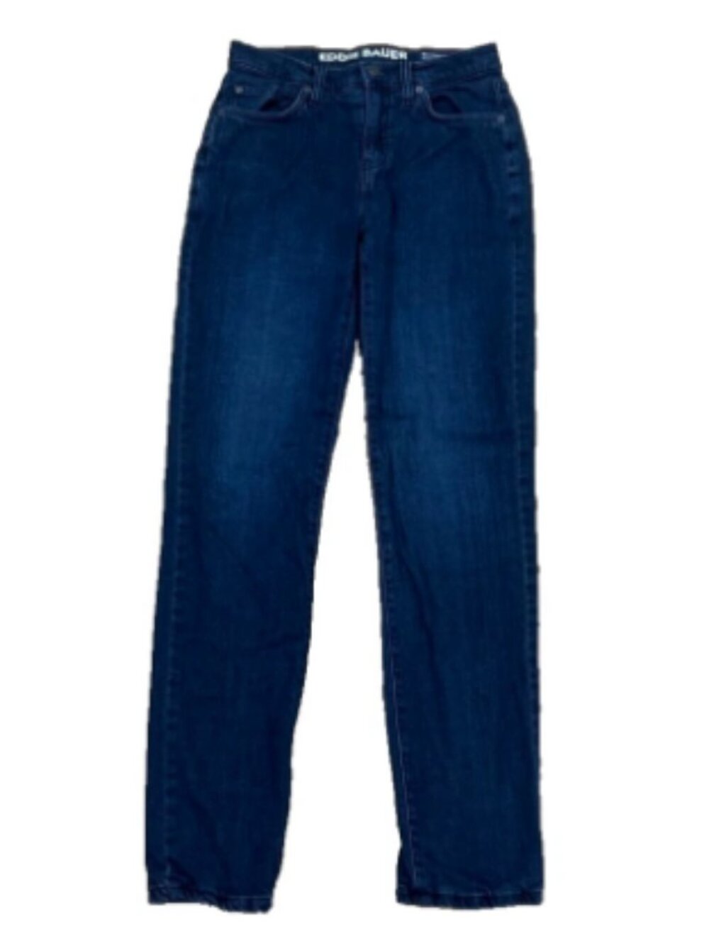 Eddie Bauer Plaid Flannel Lined Boyfriend Jeans Midrise Slim Women’s 0